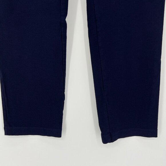 Eileen Fisher System Washable Stretch Crepe‎ Slim Ankle Pant Size XS Navy Blue - Picture 2 of 11
